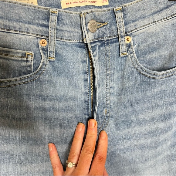 Levi’s Mile High Super Skinny Women’s Jeans size 25 - Picture 11 of 16